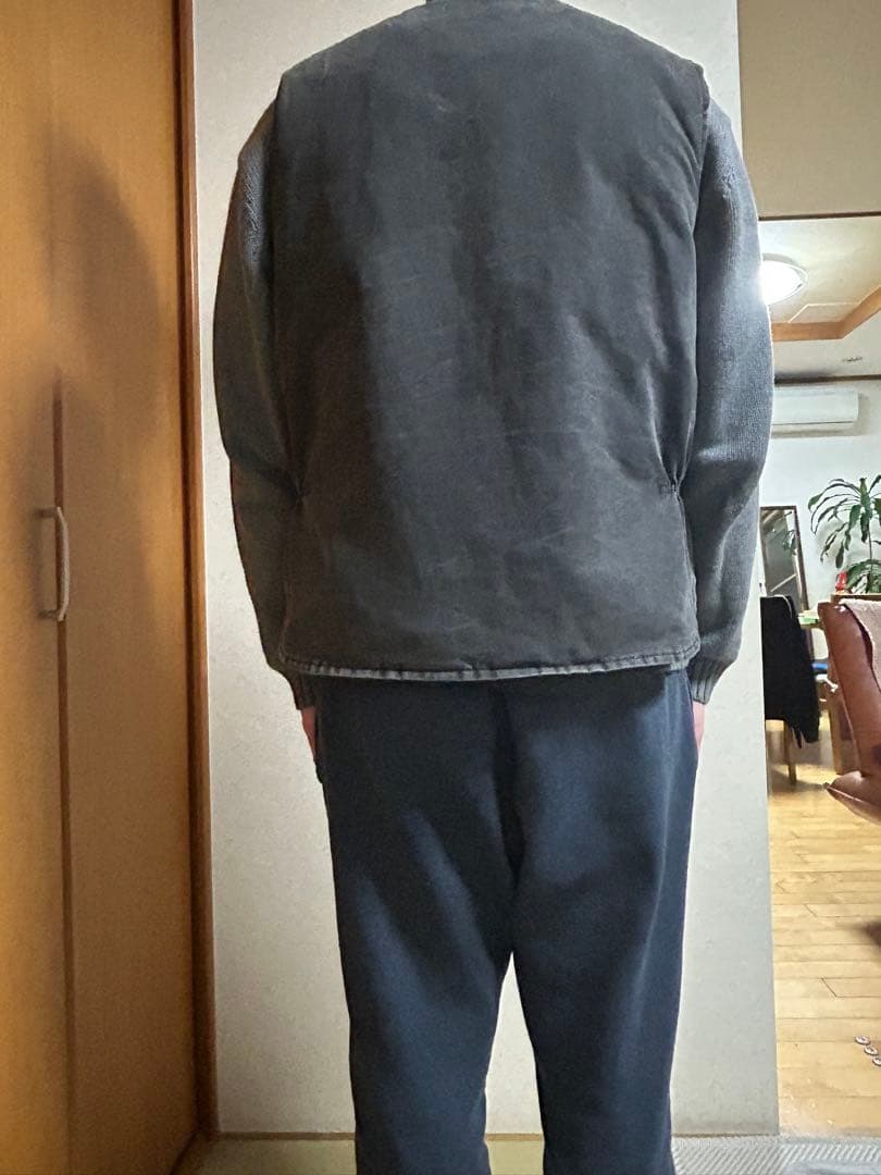 【carhartt 】ダックベスト　星タグ　usa製　u01blk