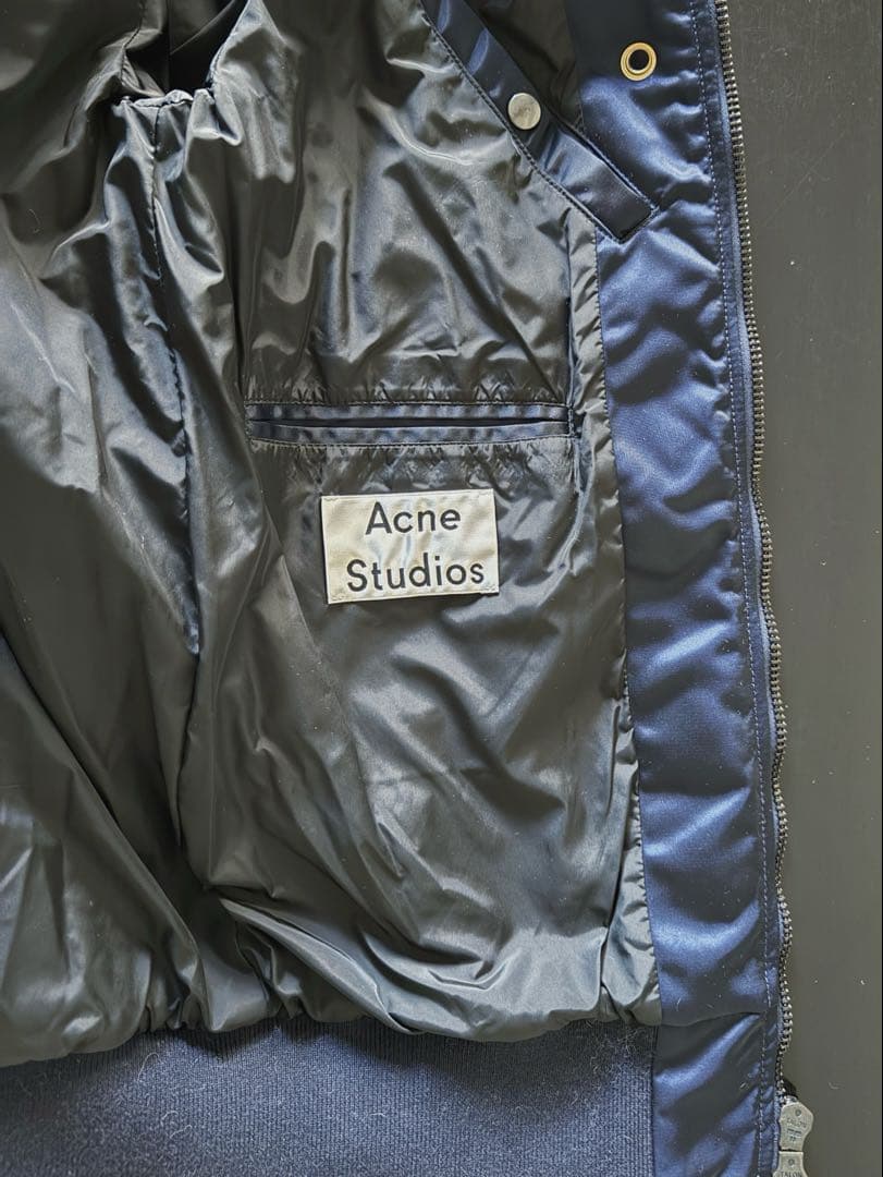 Acne Studios MA-1タイプ　ボンバージャケット 　ネイビー