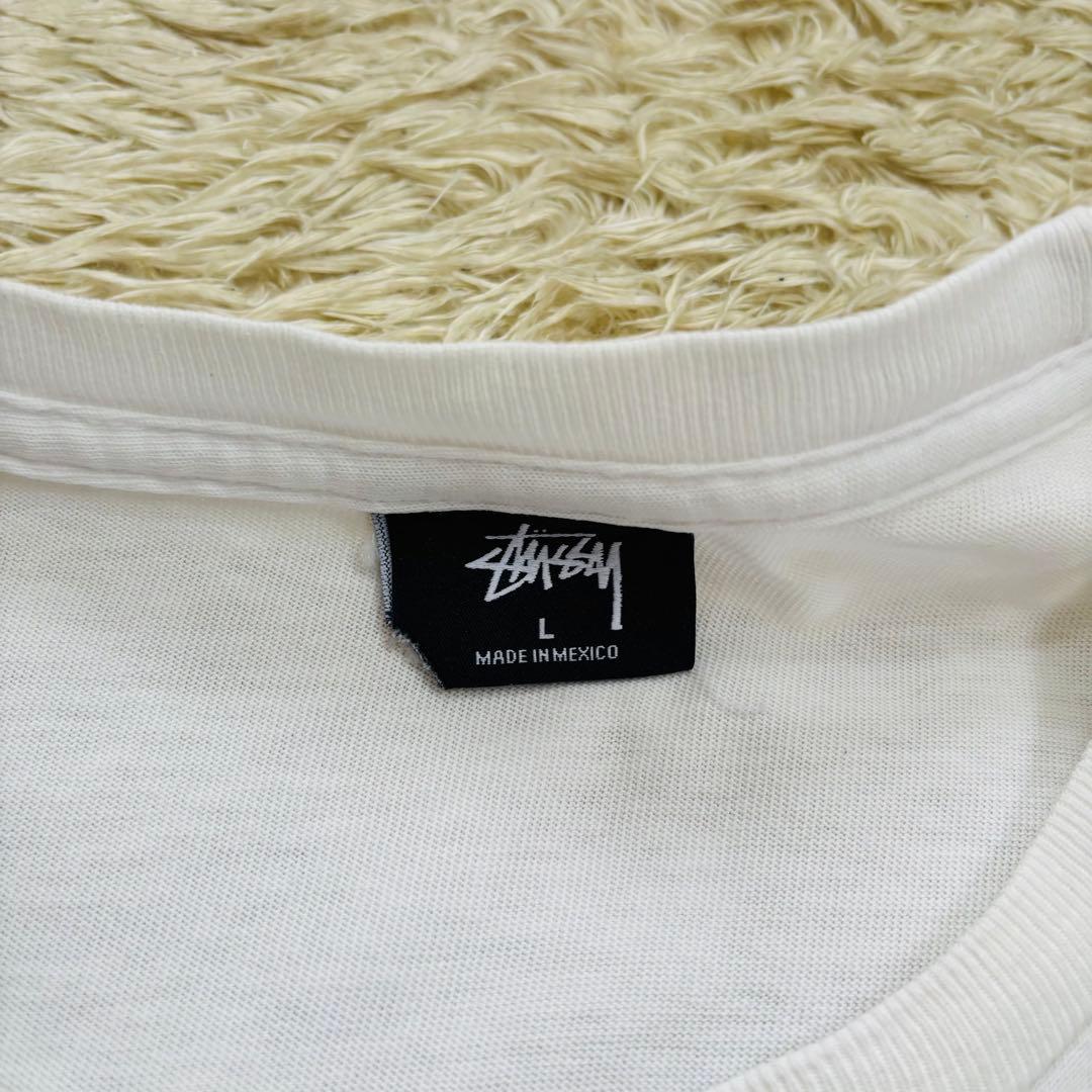 レア　STUSSY ステューシー シャドーマン tシャツ 盾 槍 メキシコ製　L