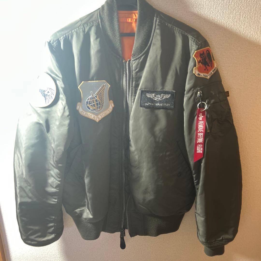 アルファインダストリーズ フライトジャケット MA-1 Lサイズ　古着