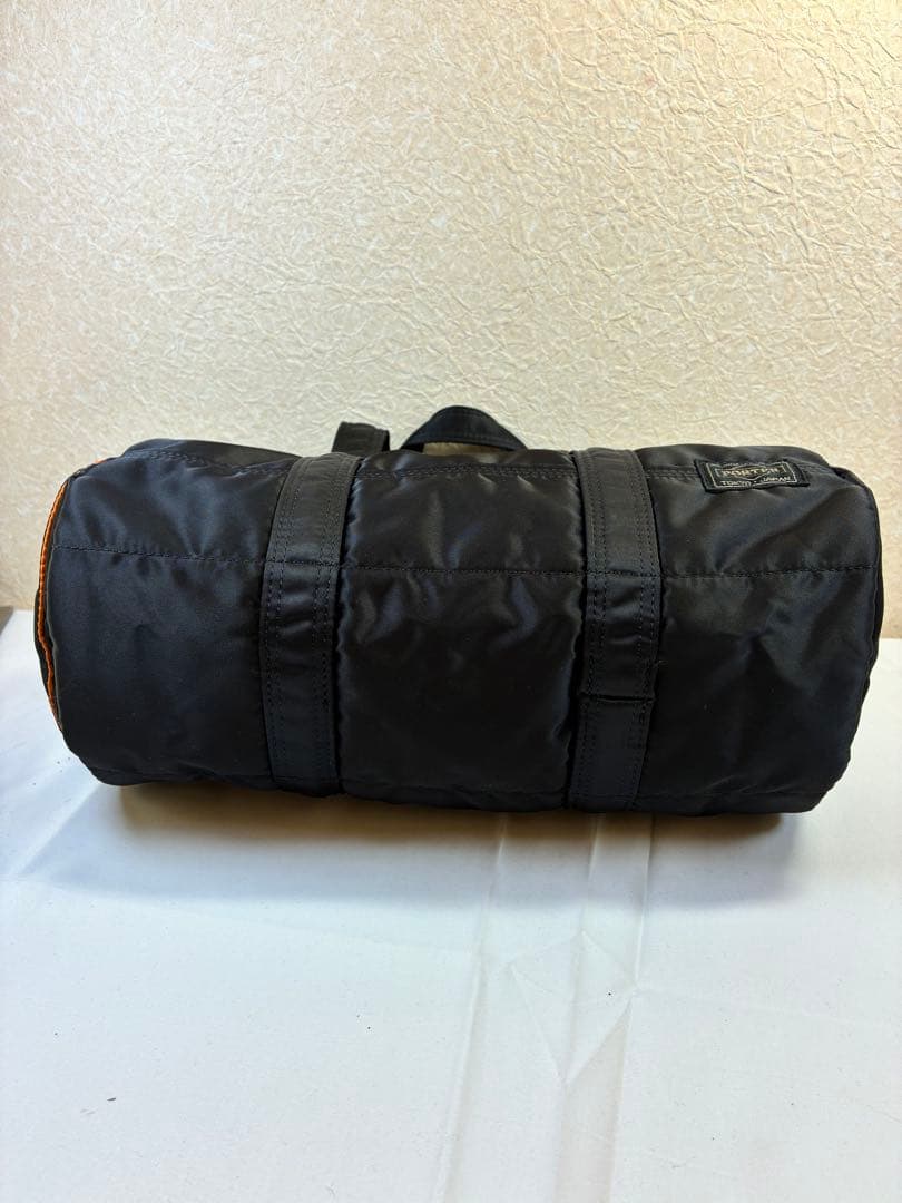 [未使用級] PORTER タンカー ドラムバッグ ミニボストン s