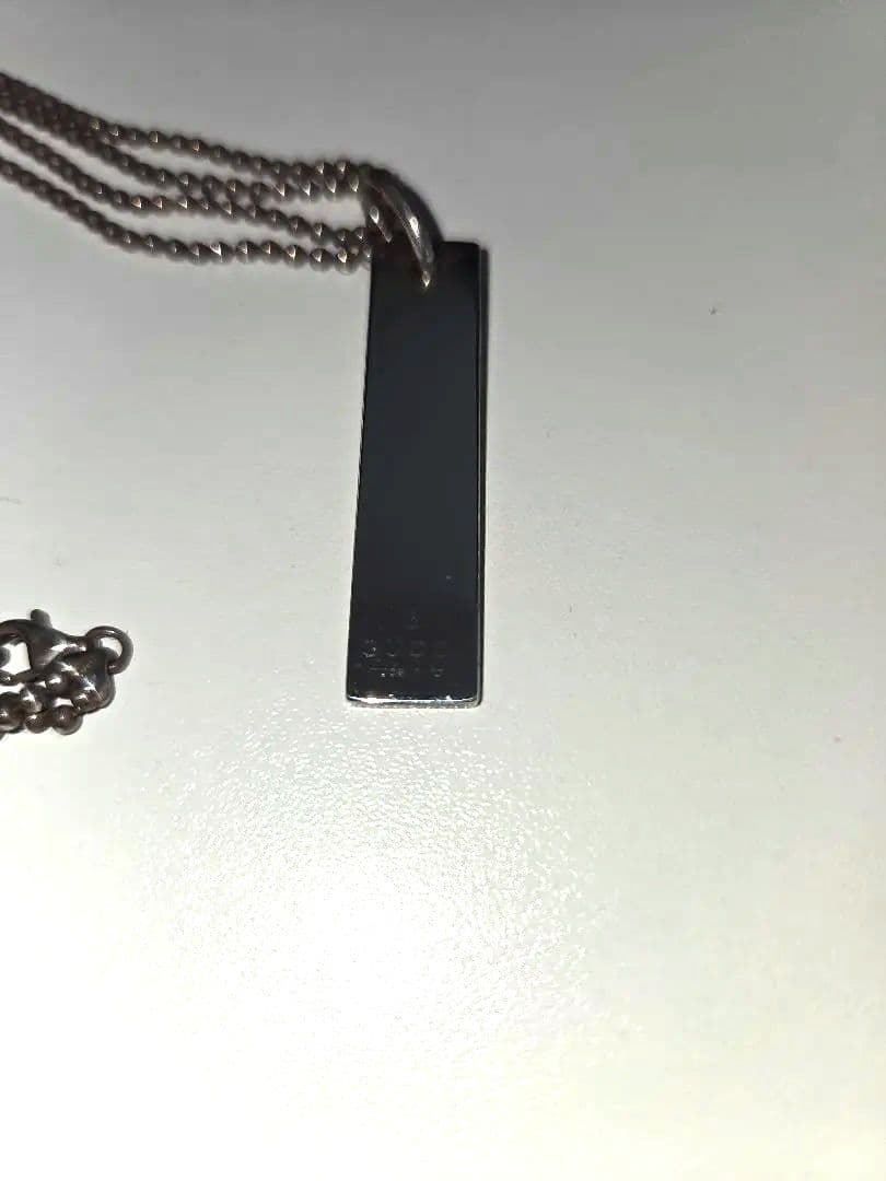 GUCCI　ドッグタグ ネックレス シルバー
