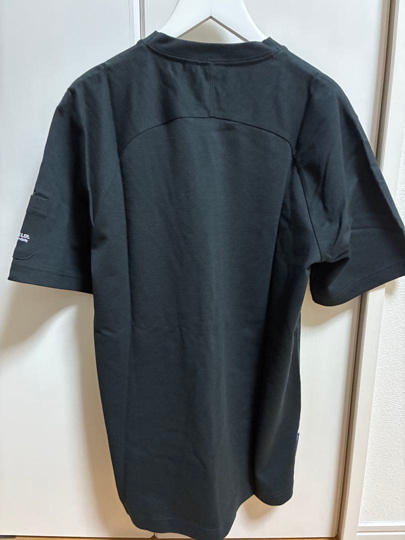 未使用　ループウィラー　スイスコットン　袖ポケット　Tシャツ　ブラック　M