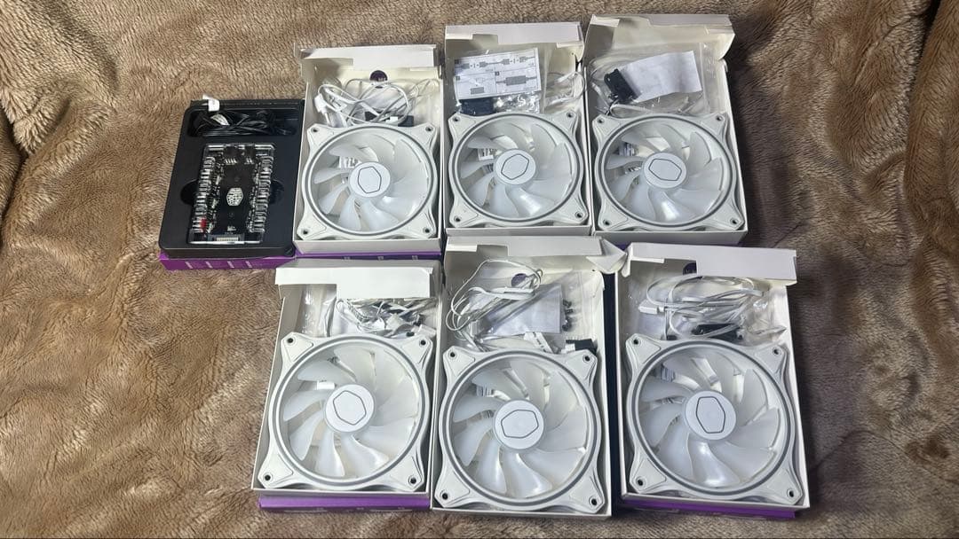 Cooler Master MF120 Halo ＆ ARGB/PWM ハブ