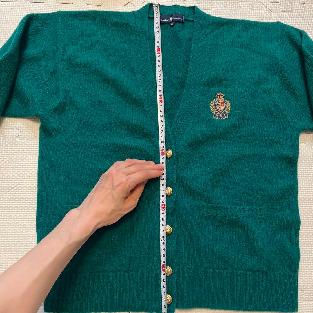 Ralph Lauren グリーン カーディガン Mサイズ