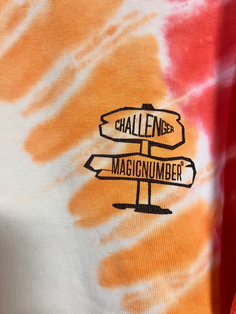 MAGIC NUMBER タイダイT M CHALLENGER バックプリント