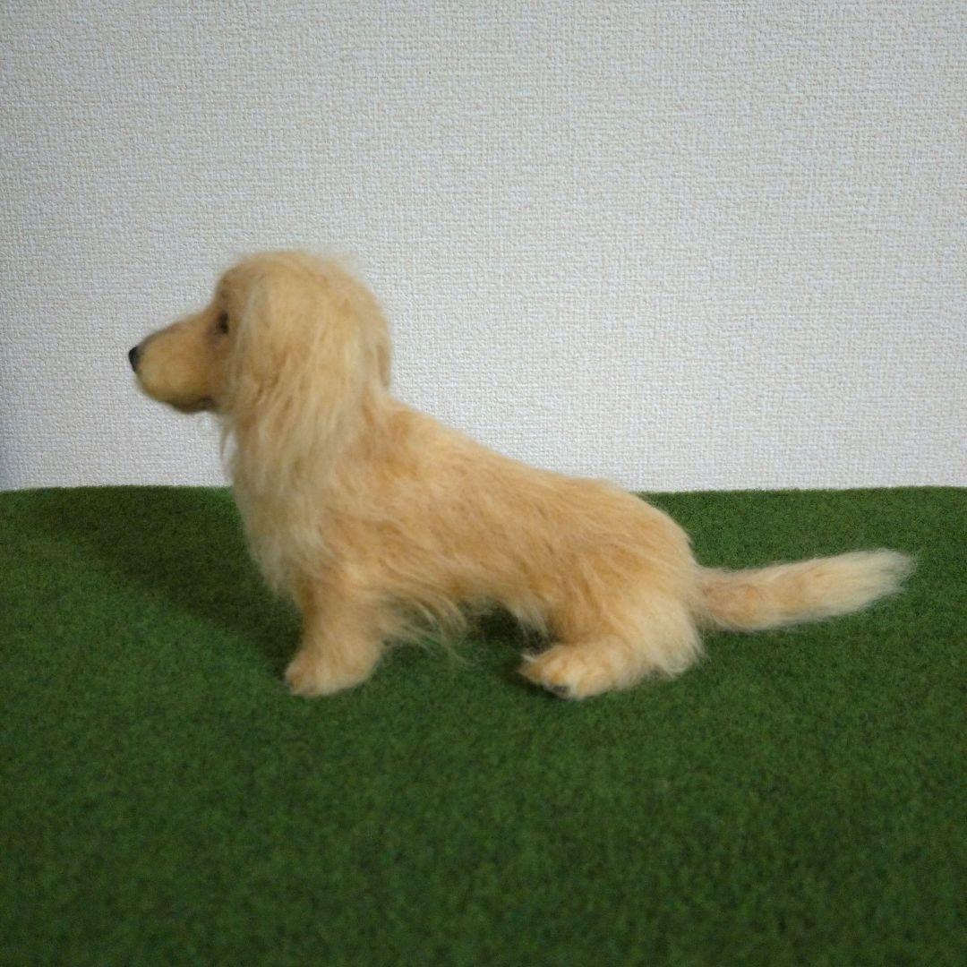 non　羊毛フェルト　犬　ミニチュアダックスフンド【２匹】ハンドメイド