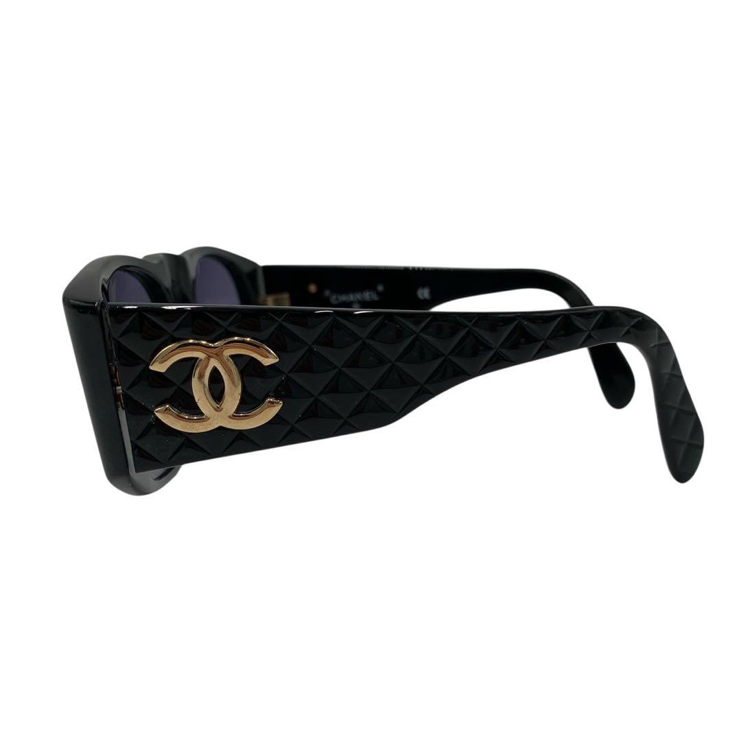シャネル CHANELココマーク マトラッセ サングラス アイウェア ブラック