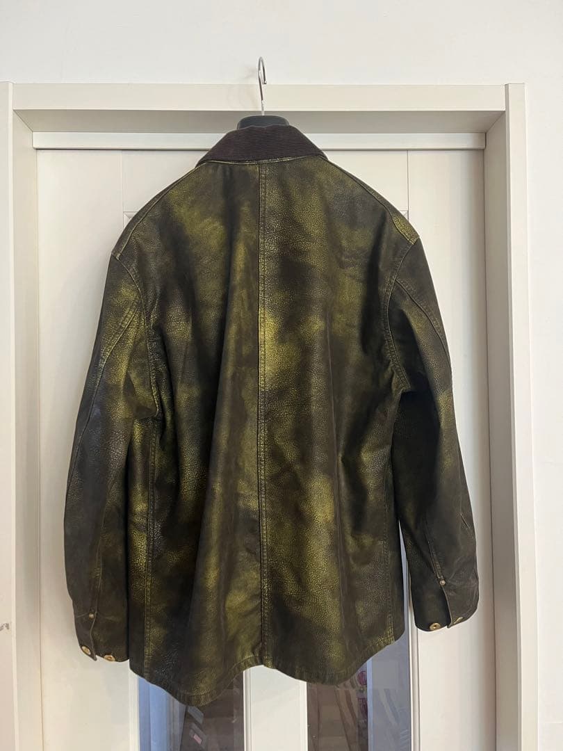 【完売品】J.S.stead / フロックレザー カバーオール Mサイズ