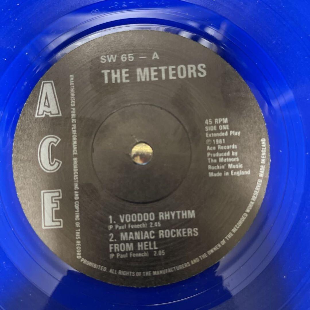 The Meteors クリアブルー盤 サイコビリー ロカビリー ネオロカ