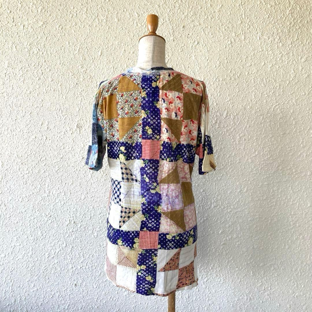 kapital キャピタル 転写　パッチワーク　Tシャツ　サイズ3