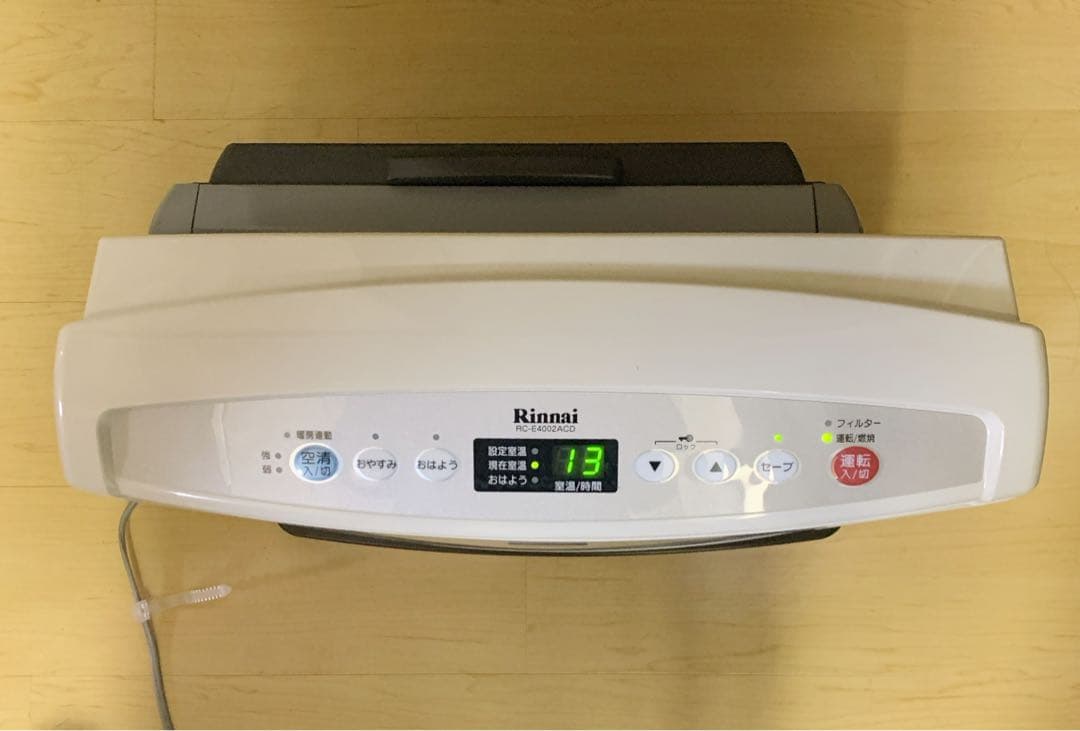Rinnai 空気清浄機能付き都市ガスファンヒーター　RC-E4002ACD