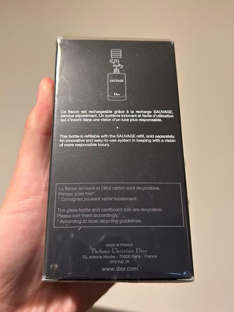 Dior SAUVAGE Eau de Parfum 100ml 新品未開封