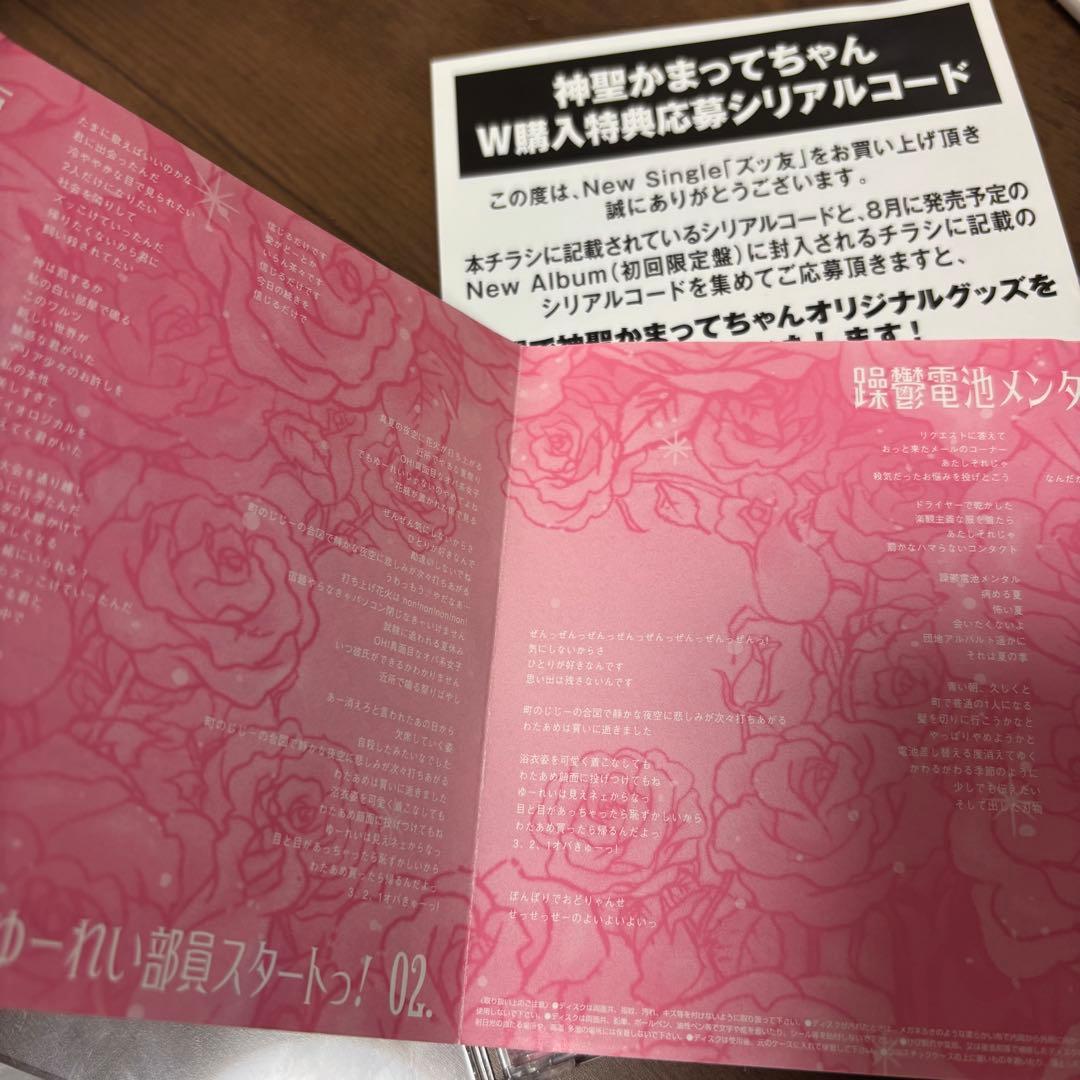 【5963枚限定】神聖かまってちゃん/ズっ友