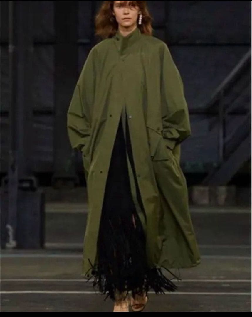 HYKE PERTEX MILITARY COAT ナイロンコート
