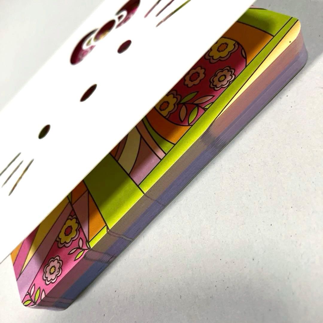 キティ 海外限定 メモ フラワー フェイス スクエアメモ ♡ レア サンリオ