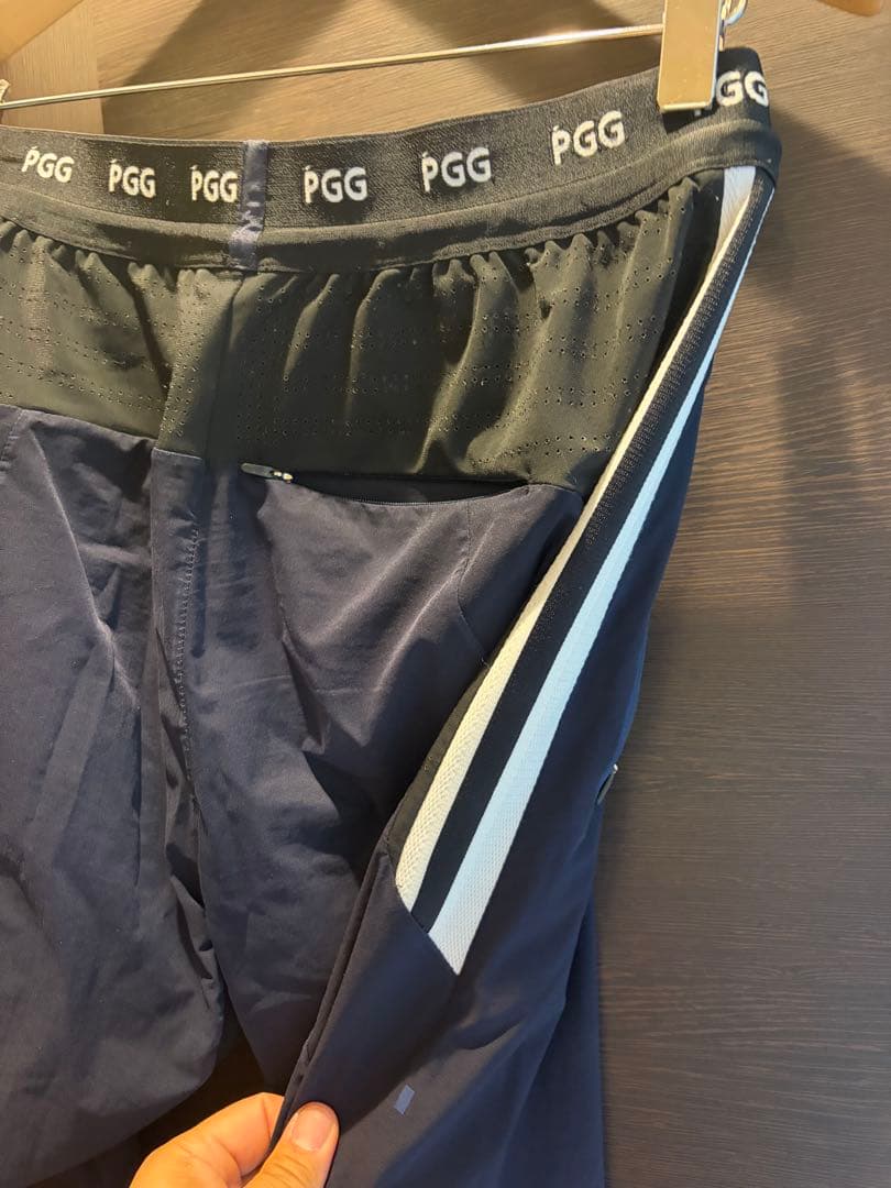 PGG ネイビー ゴルフパンツ