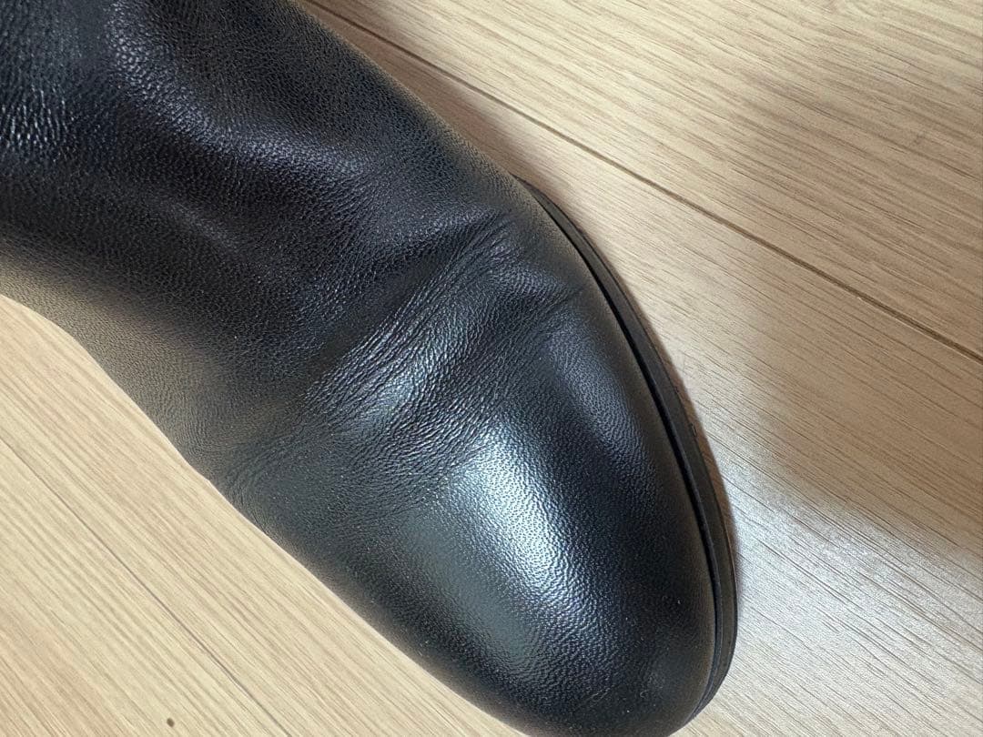 Fabio Rusconi 牛革　ブラック　ショートブーツ　24cm