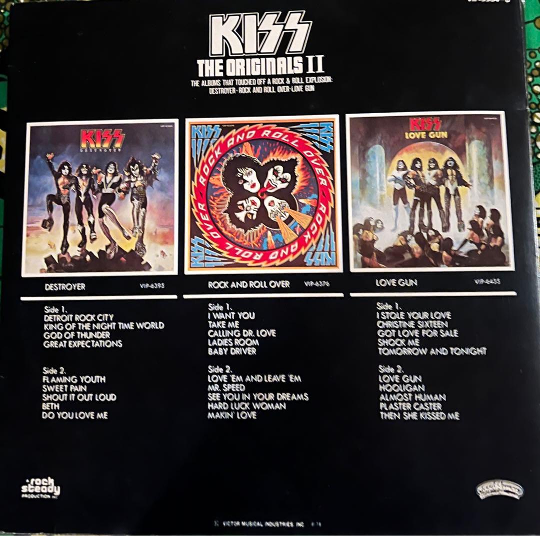 KISS /続地獄の全貌3枚組レコード