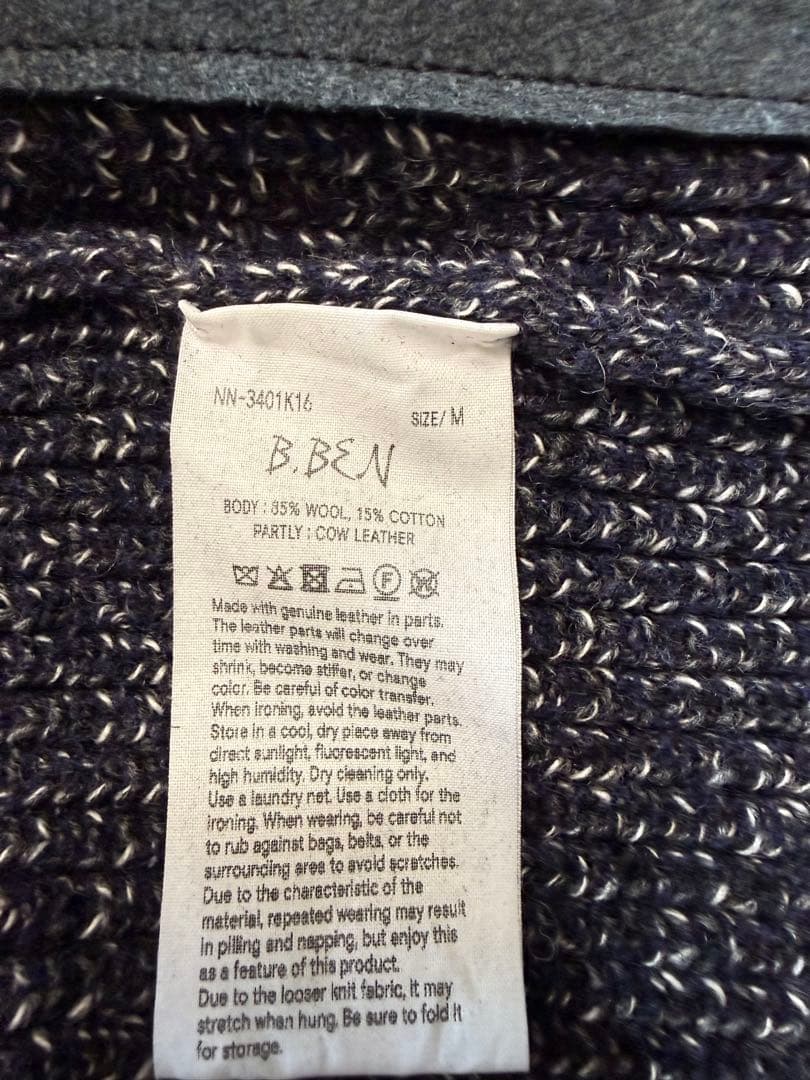 NICENESS B.BEN NAVY サイズM 新品