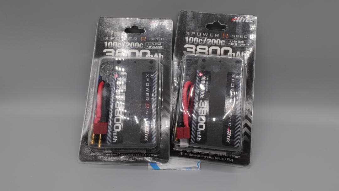 新品HiTEC XPOWER R-SPEC Li-Po 7.4V 3800mAh