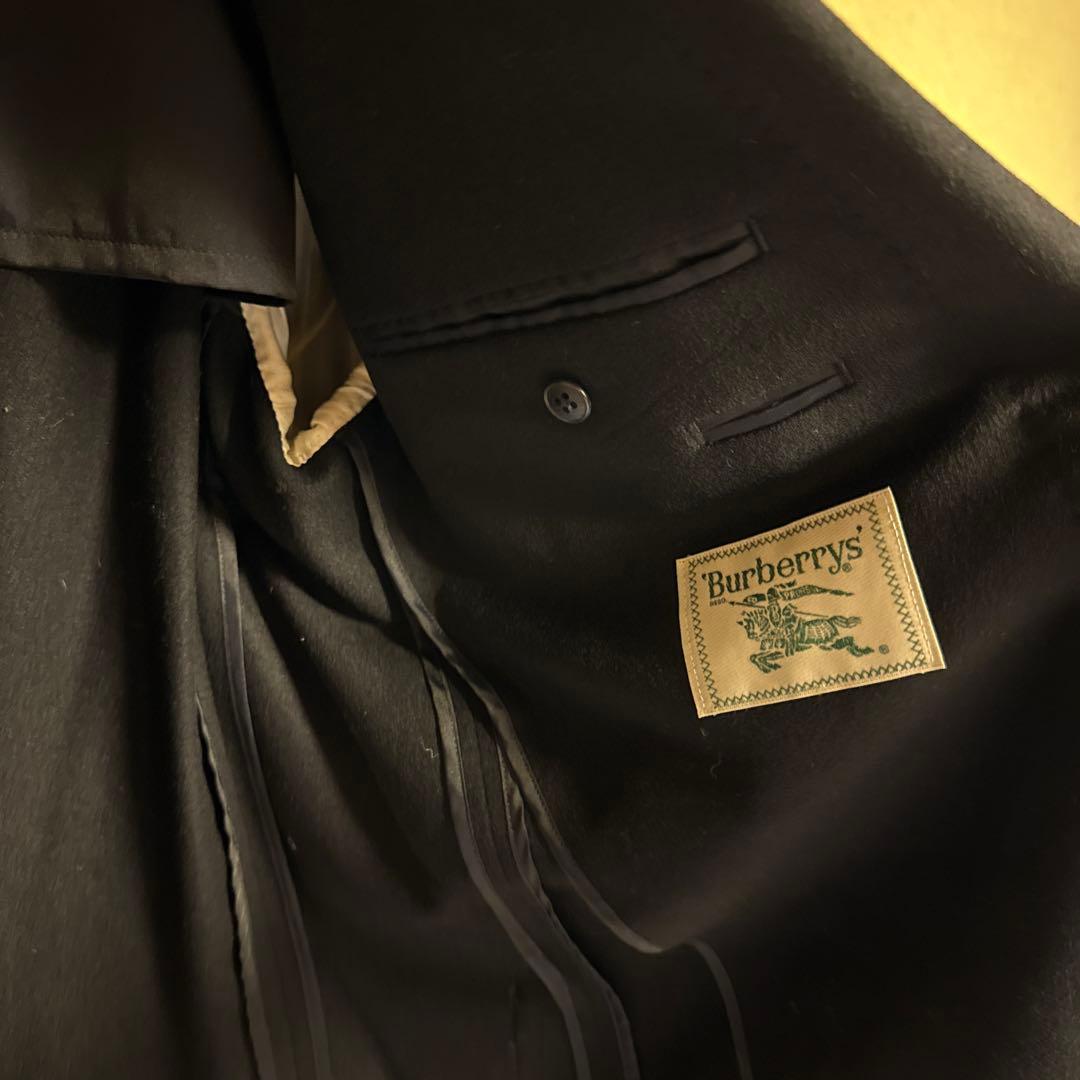 Burberry's カシミヤ15%混テーラードジャケット　旧タグ　　ネイビー
