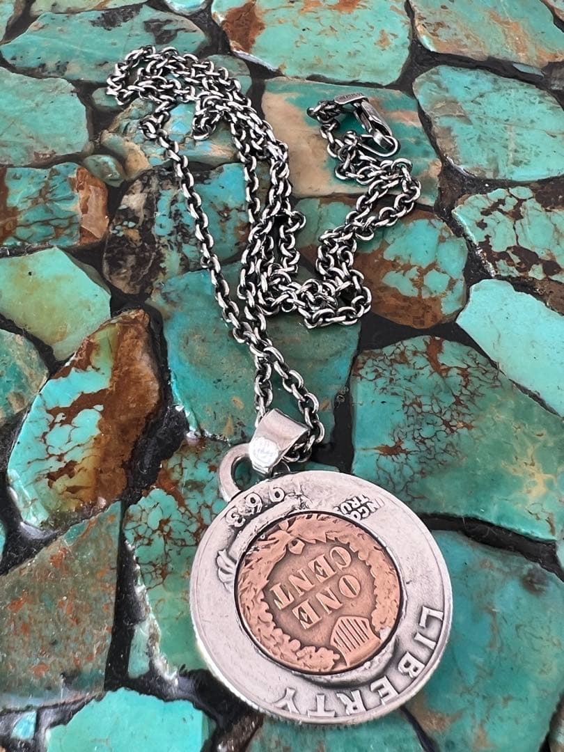 North works silver925インディアン　ネックレス
