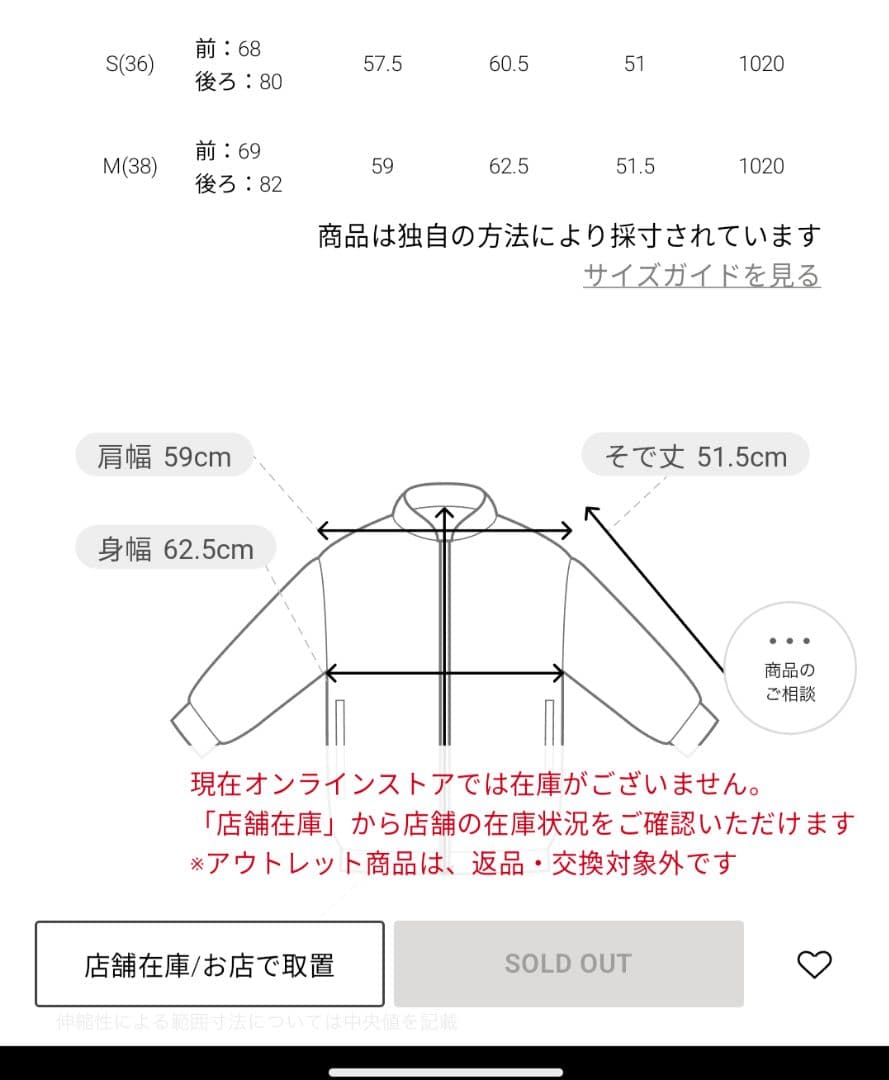 新品同様☆UNITED ARROWS THE RERACS　ブルゾンモッズコート