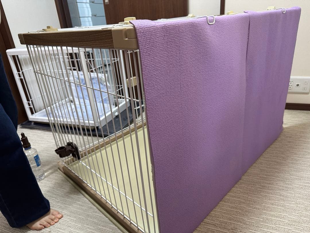 犬用スチールケージ 上部開閉式　大きめ