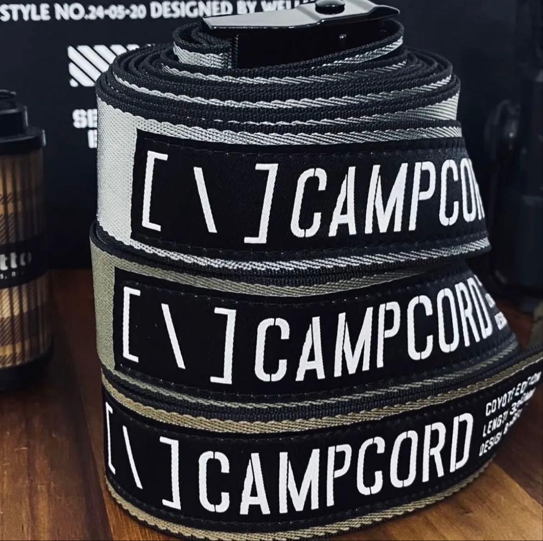 [＼] CAMPCORD 機能ガイロープ　台湾ガレージ　コヨーテ　4本2セット