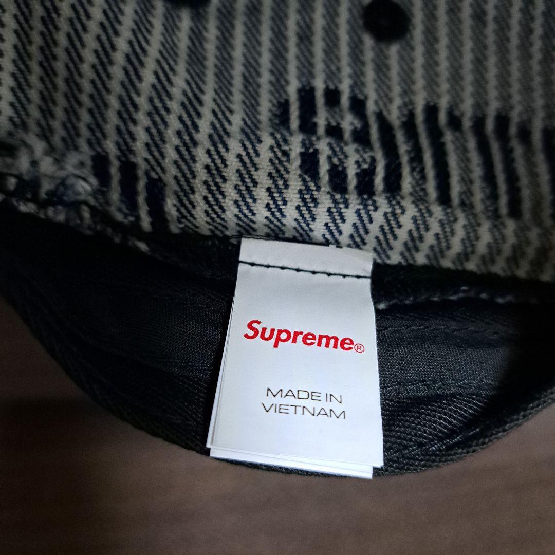 帽子 Supreme Denim Camp Cap \"Stripe\" (24SS)