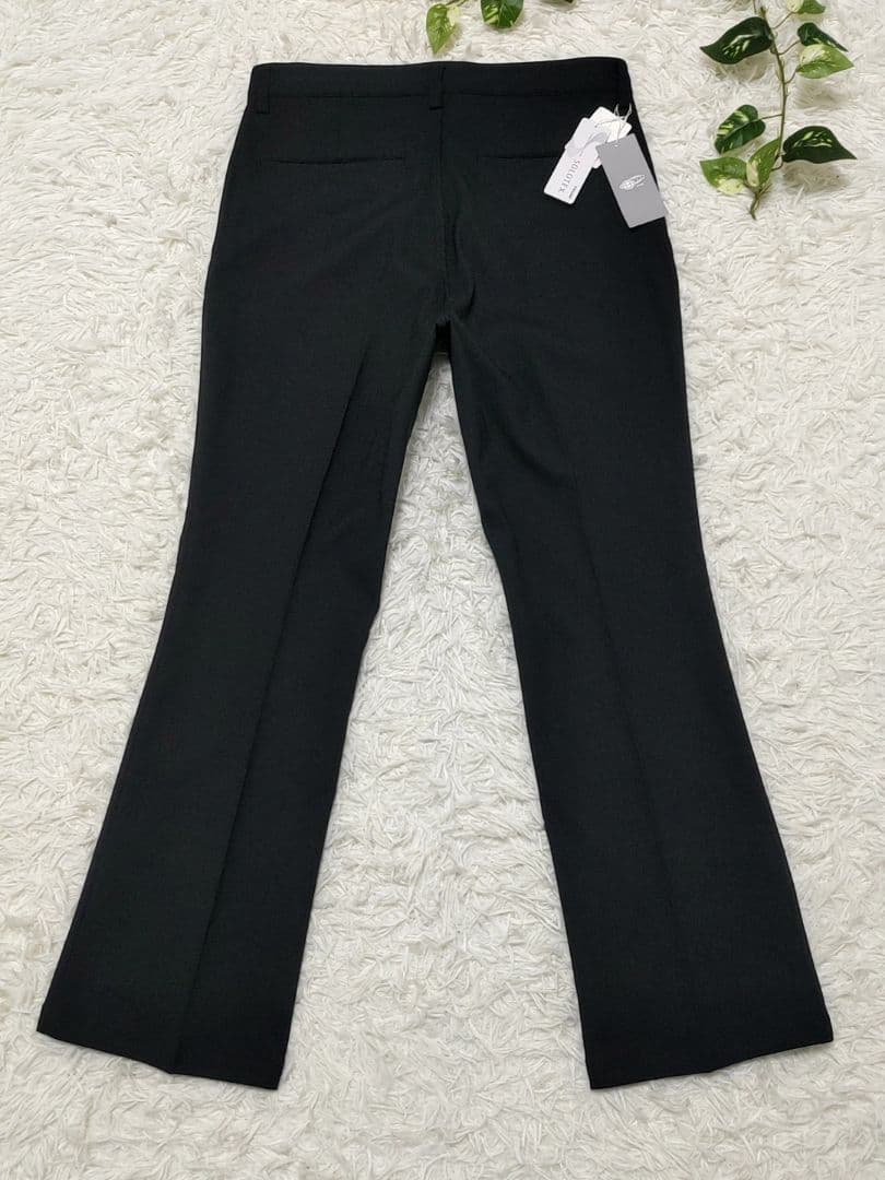 【新品】BEAMS　SOLOTEX SHOECUT PANTS　L　ブラック