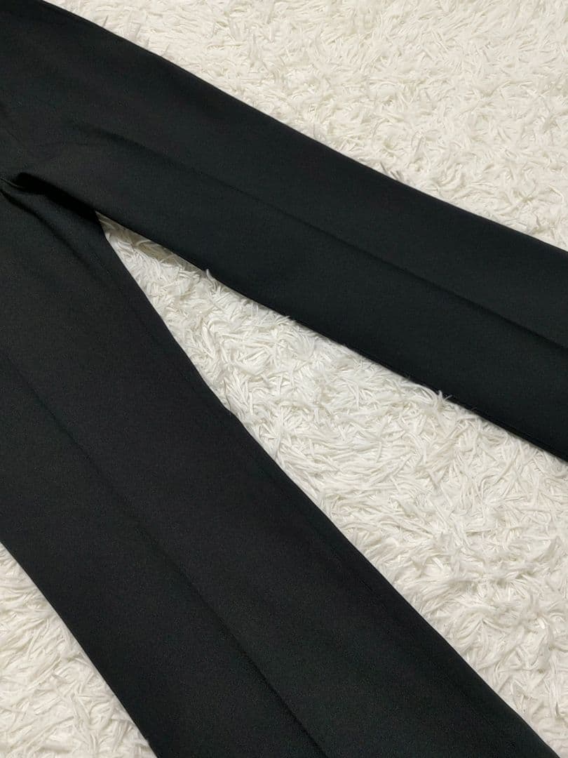 【新品】BEAMS　SOLOTEX SHOECUT PANTS　L　ブラック