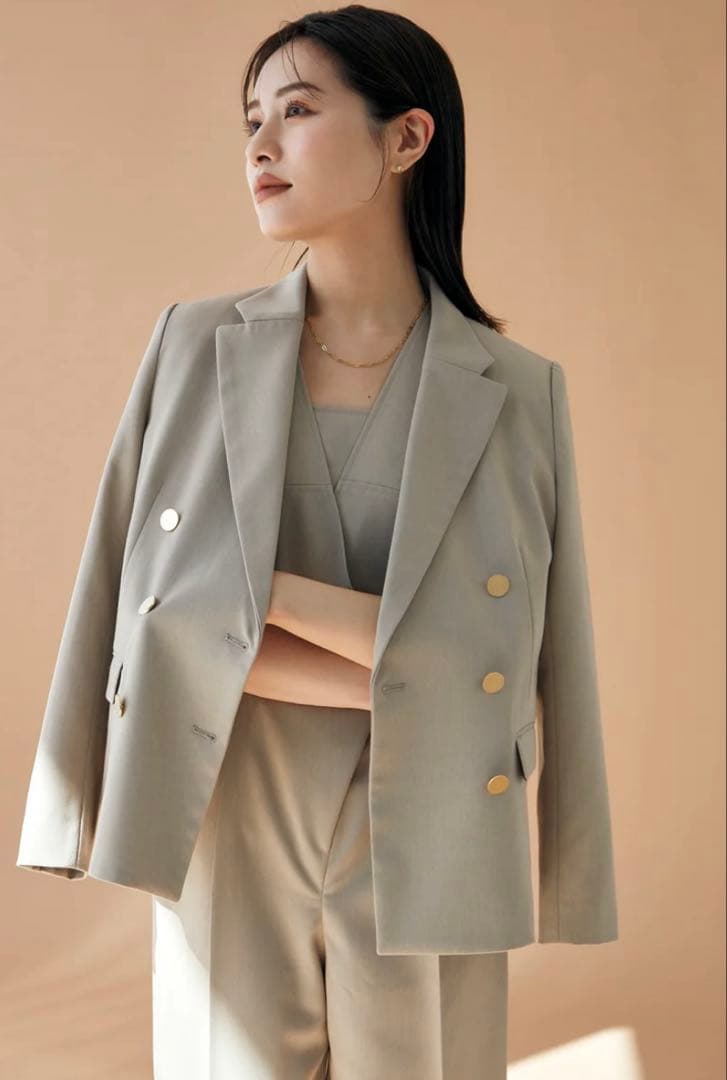 美品laubeblanc DoublebreastedBlazer brown