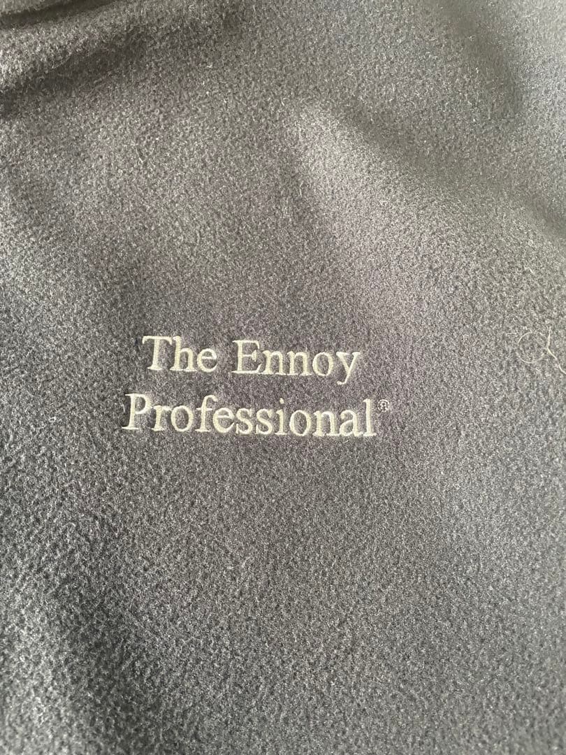 ENNOY　PROFESSIONAL FLEECE VEST BLACK　L