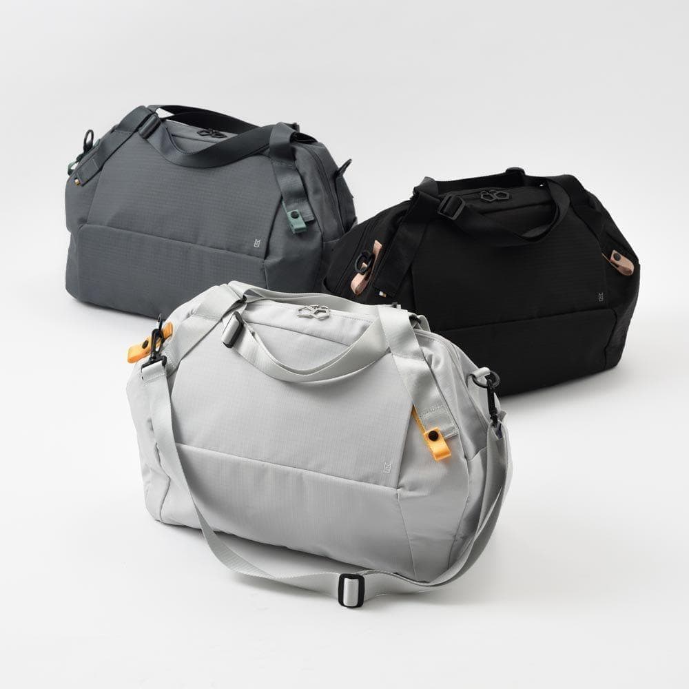MILESTO ミレスト Hutte ヒュッテ ボストンバッグ ブラック