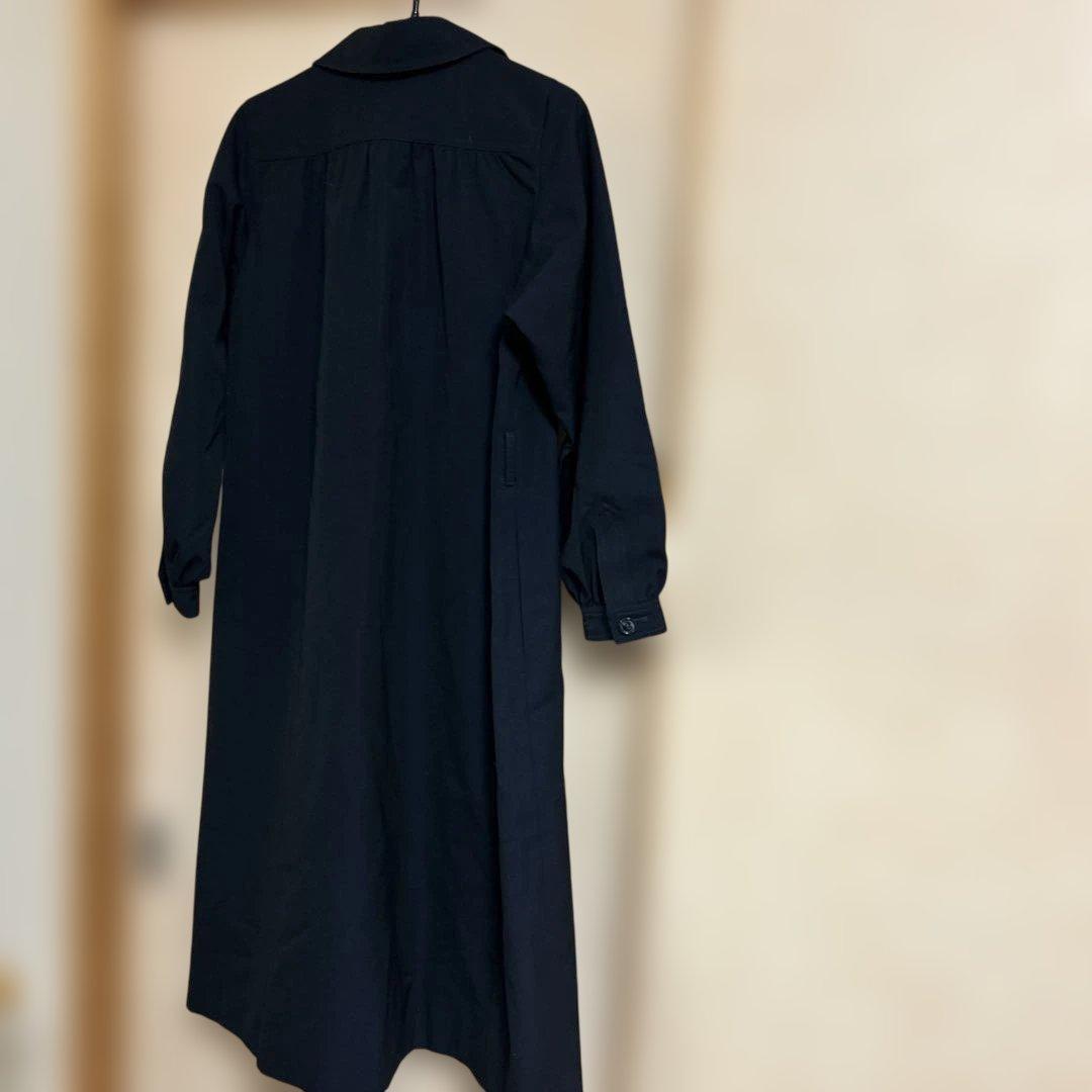Yves Saint Laurent ネイビー ロングコート