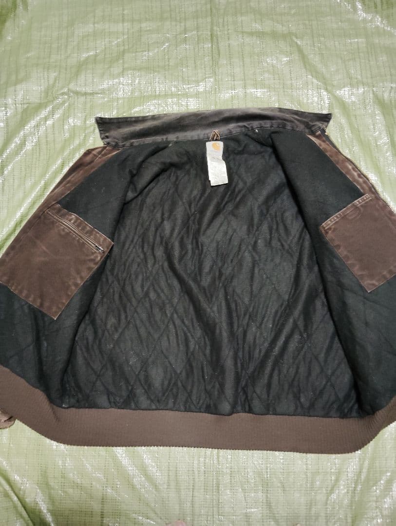グ*ん様 6日オークション価格　Carhartt サンタフェジャケット　焦茶　2