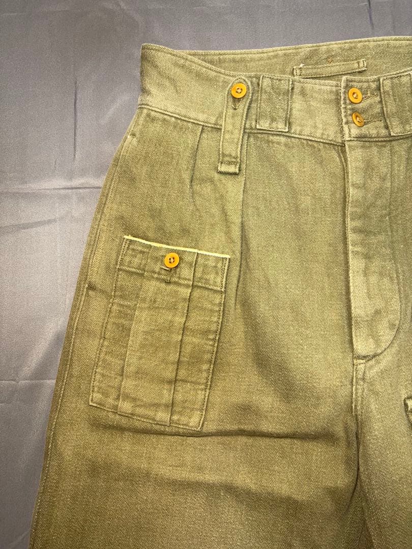 Nigel Cabourn ブリティッシュアーミーパンツ ミリタリーカーキ