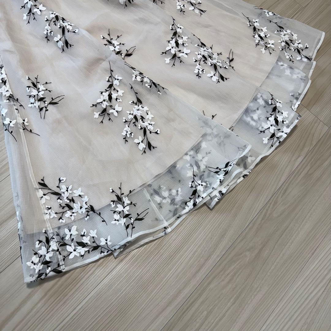【極美品✨】FRAY I.D シアーマグノリアスカート 25SS
