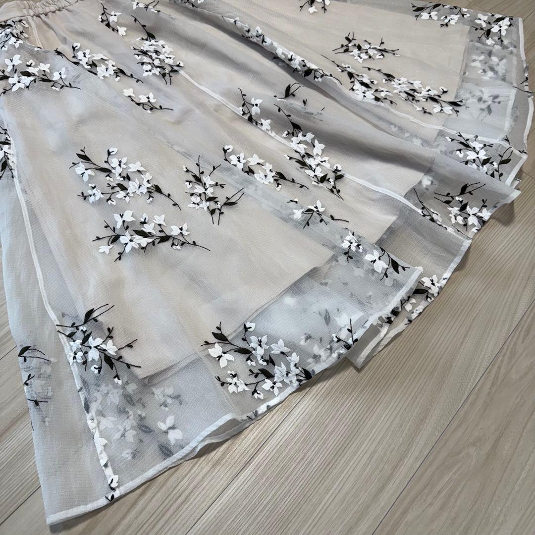 【極美品✨】FRAY I.D シアーマグノリアスカート 25SS
