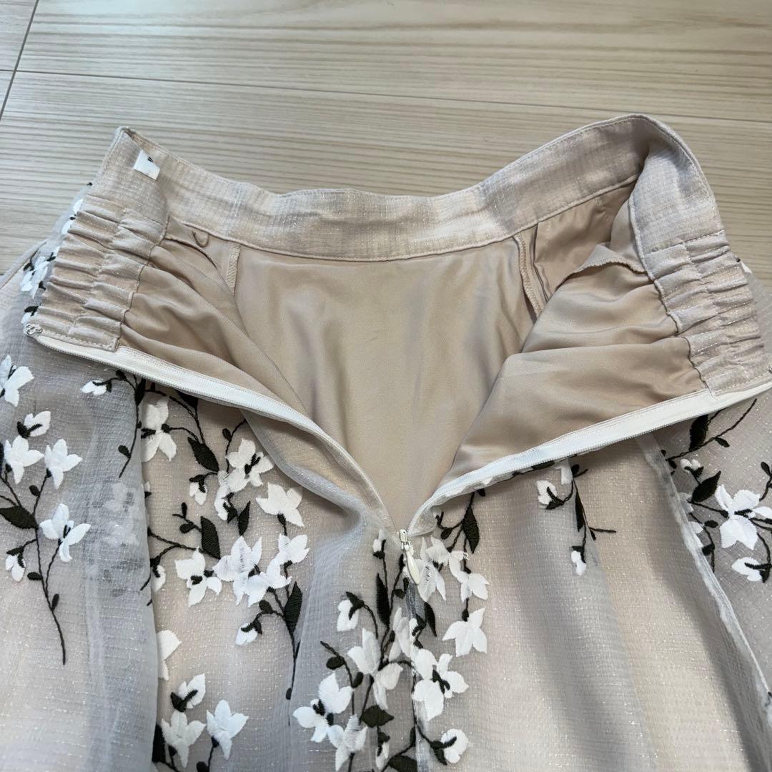 【極美品✨】FRAY I.D シアーマグノリアスカート 25SS