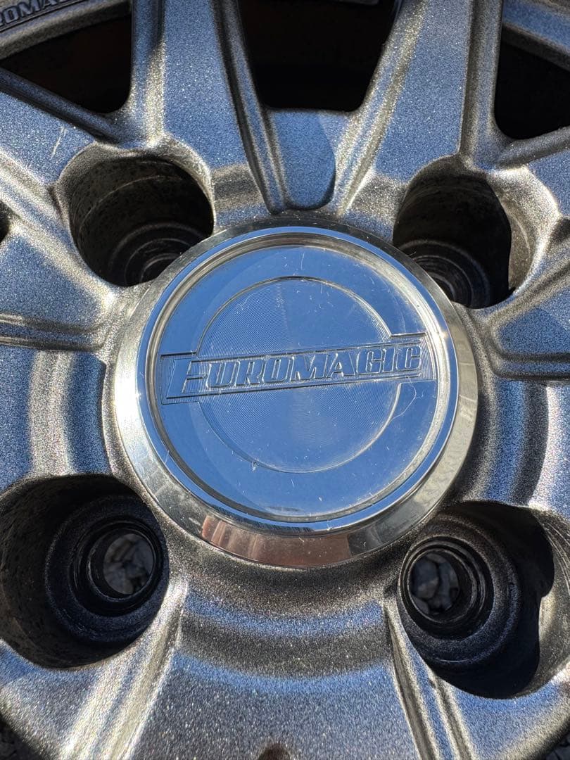 社外15インチアルミホイール175/65R15 スタッドレスタイヤ付き４本SET
