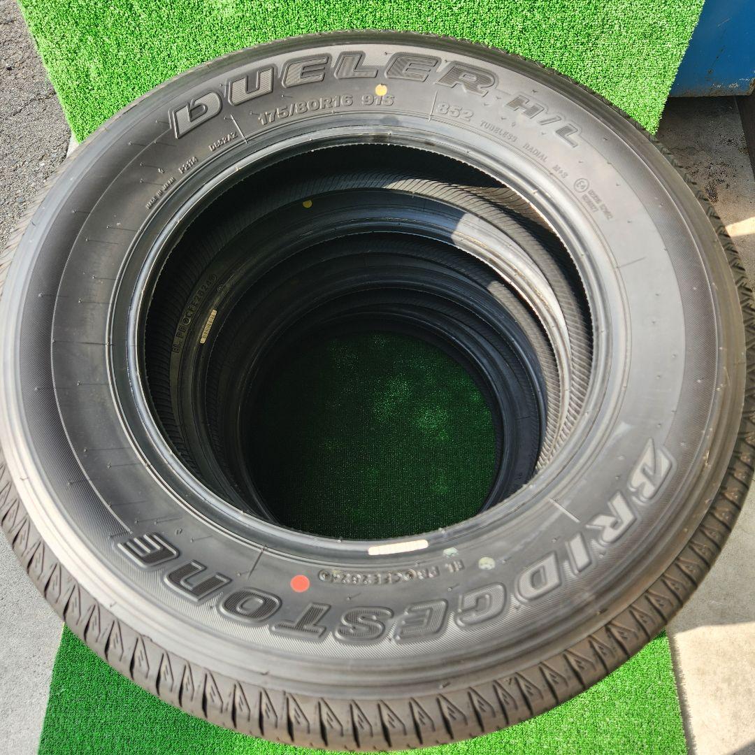 175/80R16　ブリヂストン デューラー HL 4本セット　新車外し