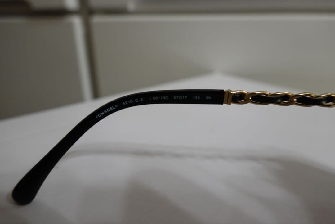 【美品】CHANEL 　チェーン　サングラス　ブラック