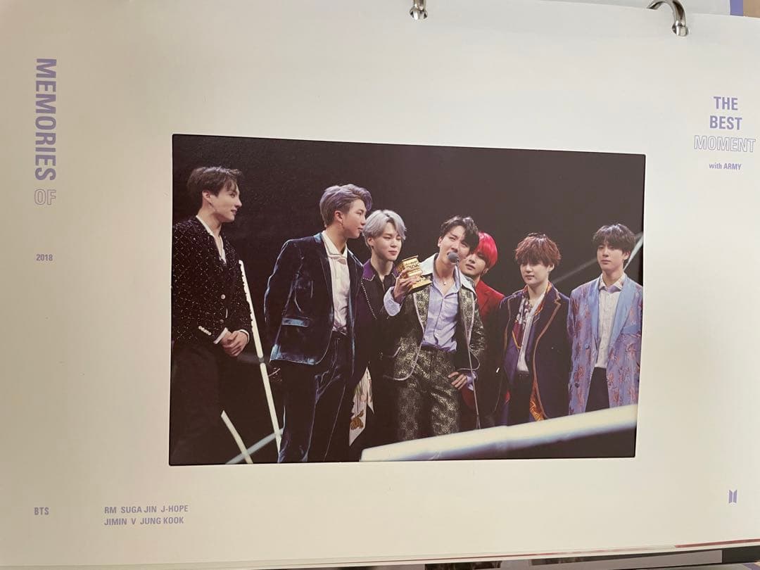 BTS Memories 2018 DVD トレカ ホソク jhope 日本語