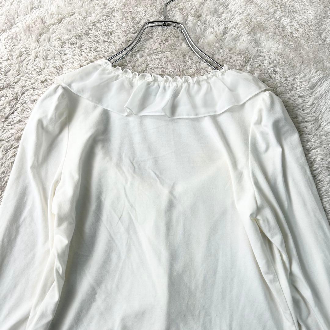 新品✨Sheglit シェグリット シフォンフリル カーディガン M ゴシック