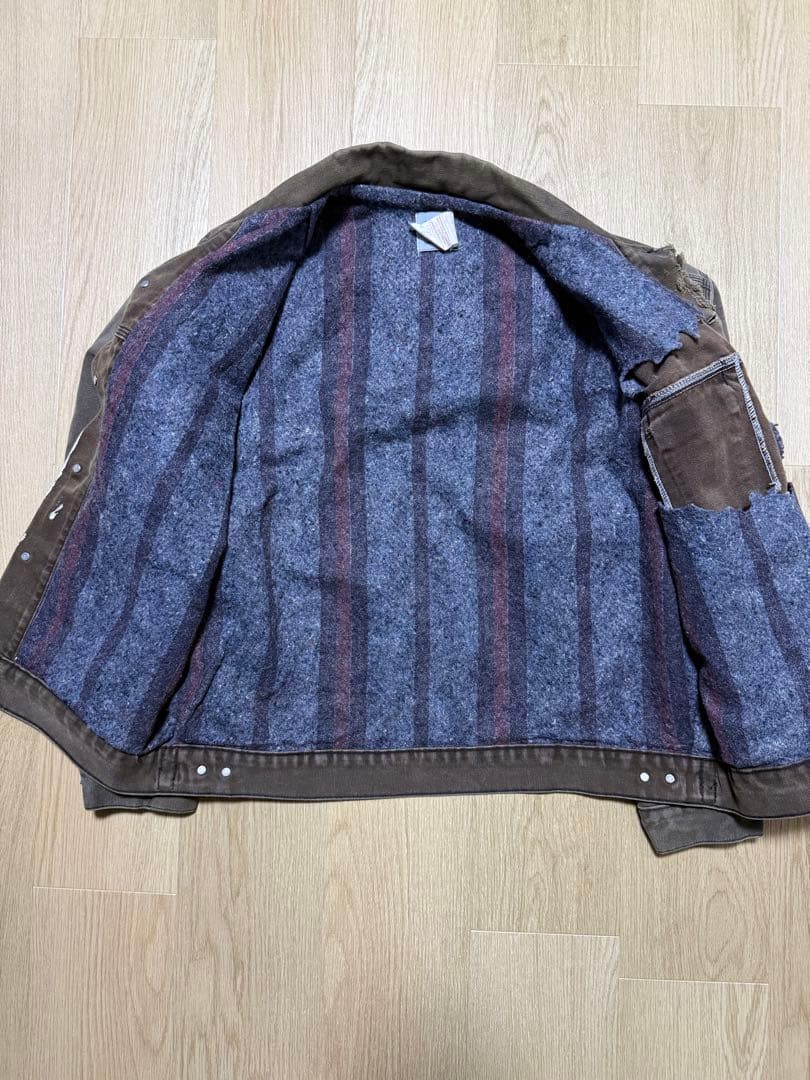 ‼️【雰囲気抜群】90sCahartt トラッカージャケット USA製 鬼フェード
