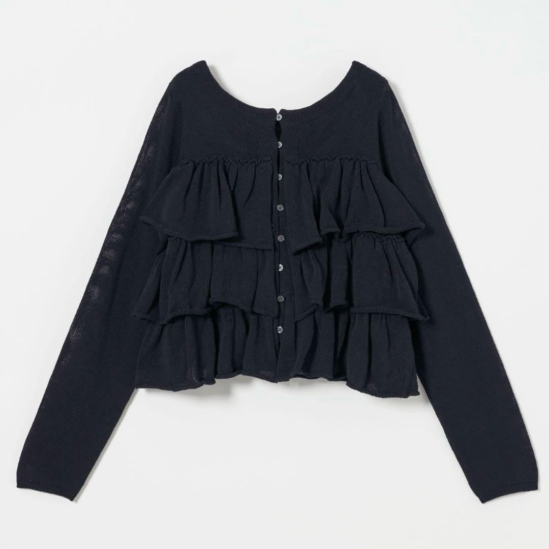 EMMEL REFINES EM HW ティアード フリル 2WAY ニット新品