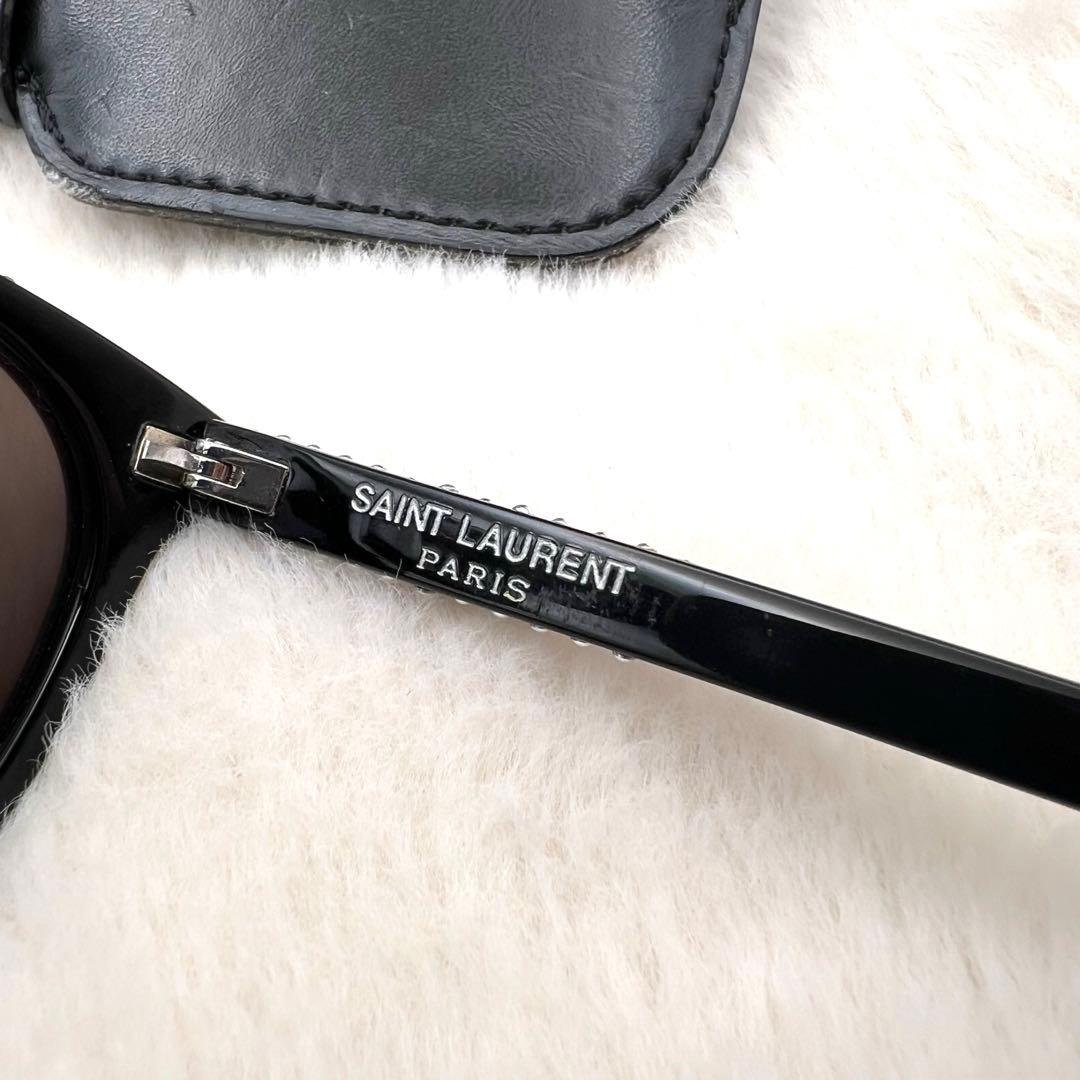 美品✨YSL SL28 037 ラインストーン サングラス